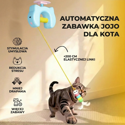 BUNGEE™ AUTOMATYCZNA ZABAWKA JOJO, KTÓRA DOPROWADZA KOTY DO SZALEŃSTWA