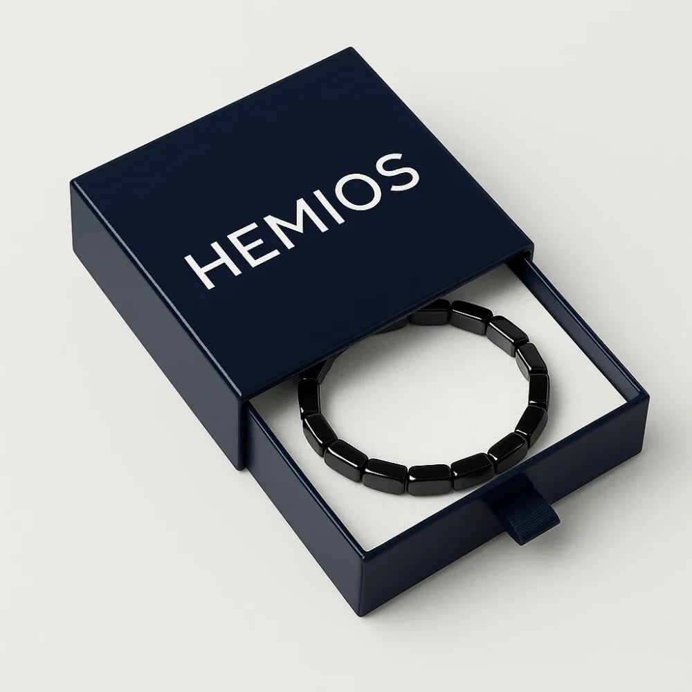 BRANSOLETKA HEMIOS® Z HEMATYTU